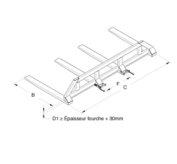 plan FQ - Elargisseur de fourches