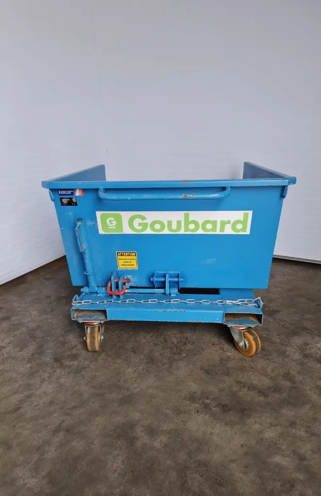 GS - Benne basculante hauteur réduite 500L