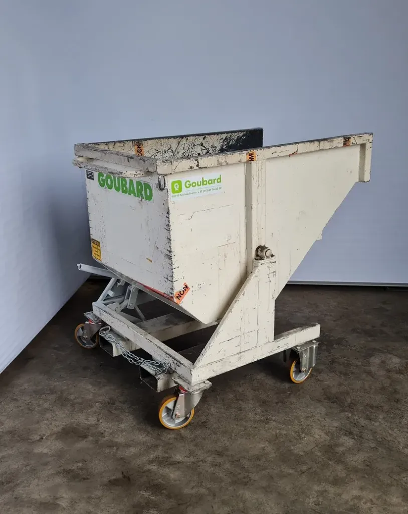 GIE - Benne basculante multi-usages 480L ** VENDUE **
