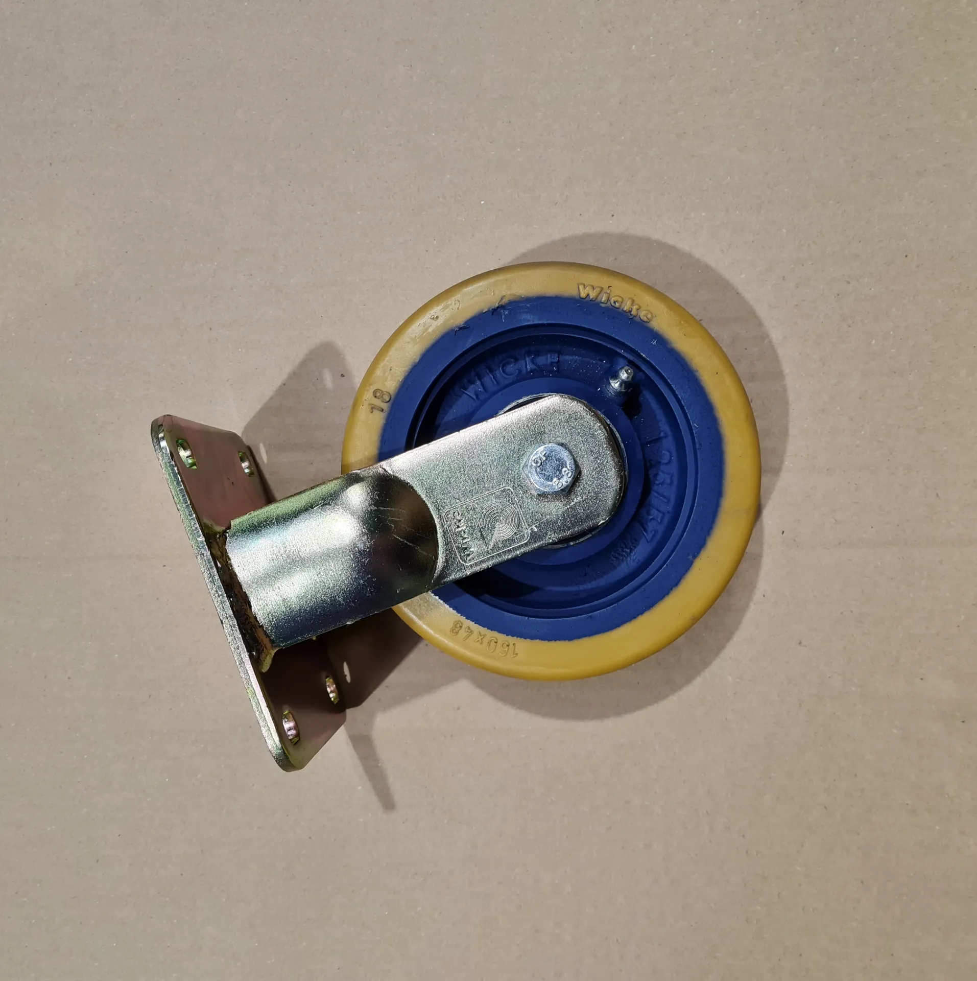 Roue fonte/polyuréthane fixe ⌀160